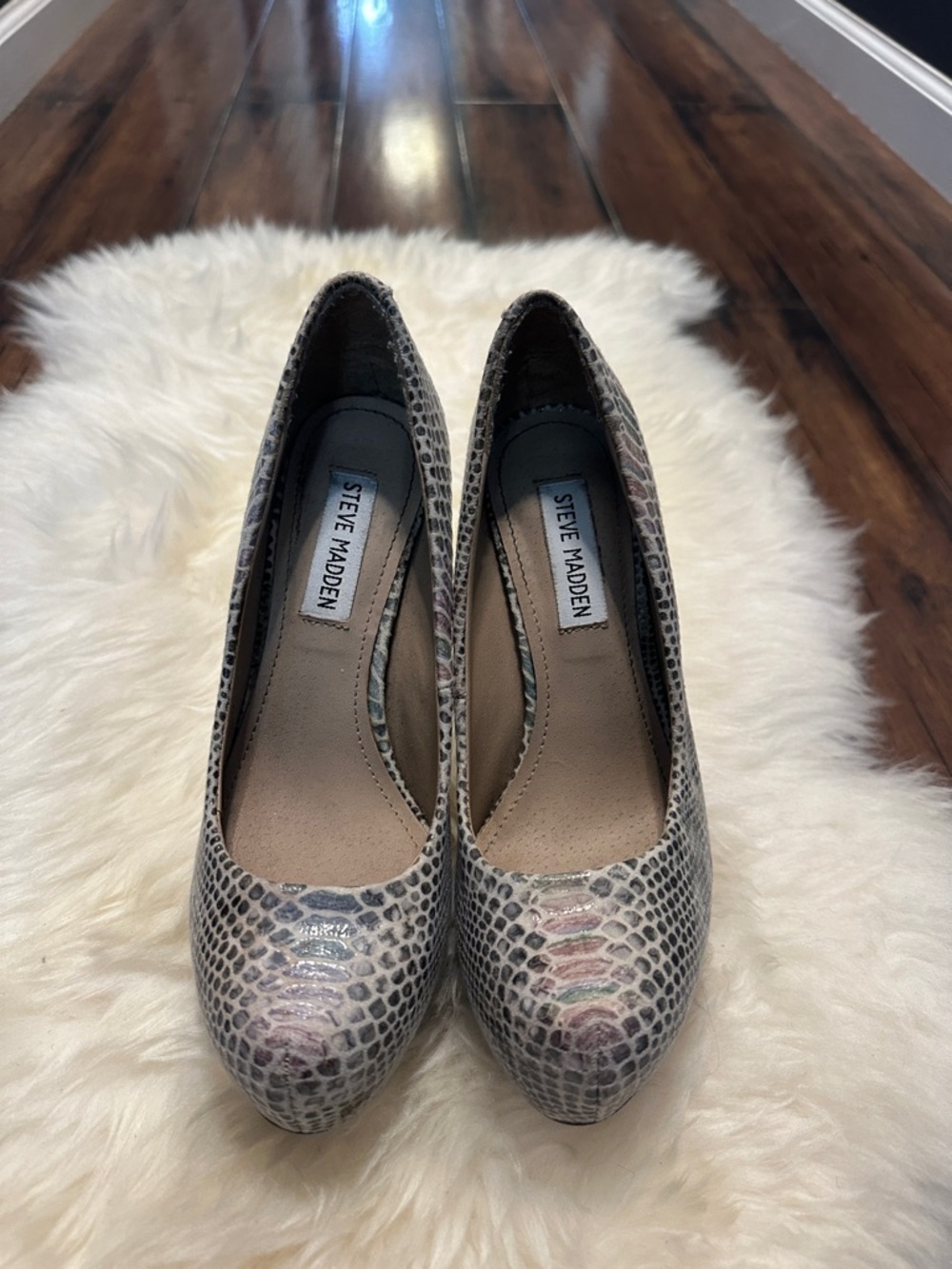 Worn once heels